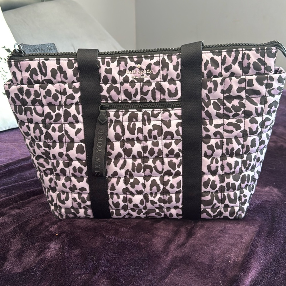 Kate Spade leopard tote